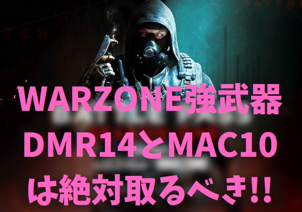 COD WARZONE 最強武器 DMR14 MAC10
